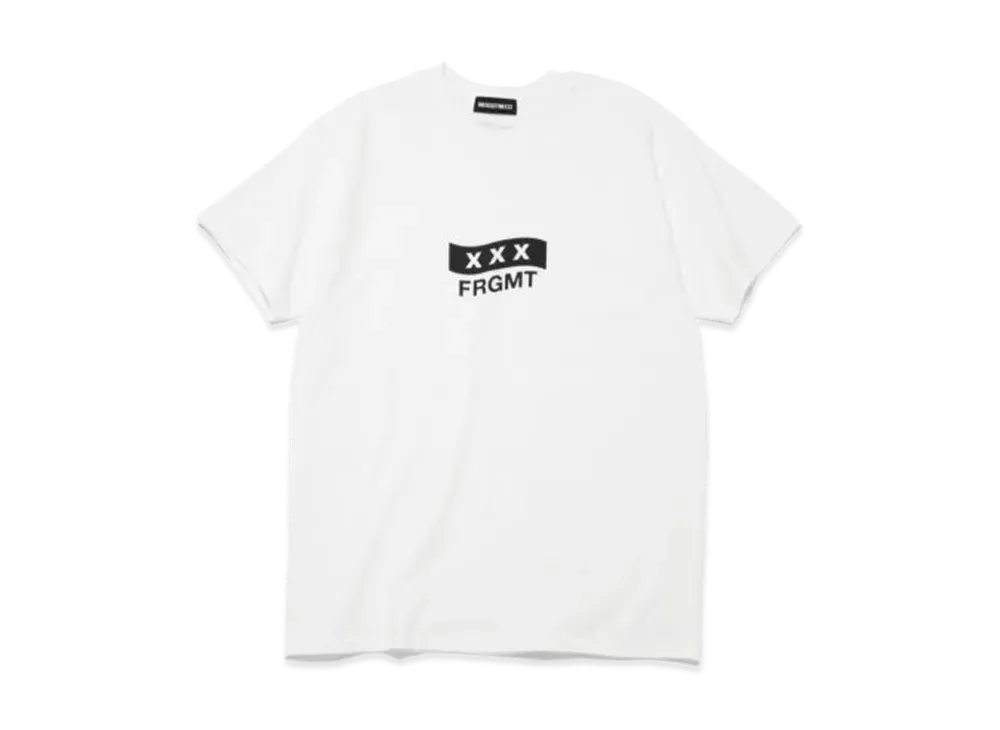GOD SELECTION XXX x FRAGMENT T-Shirt GX-S25-12FST-05 "White"