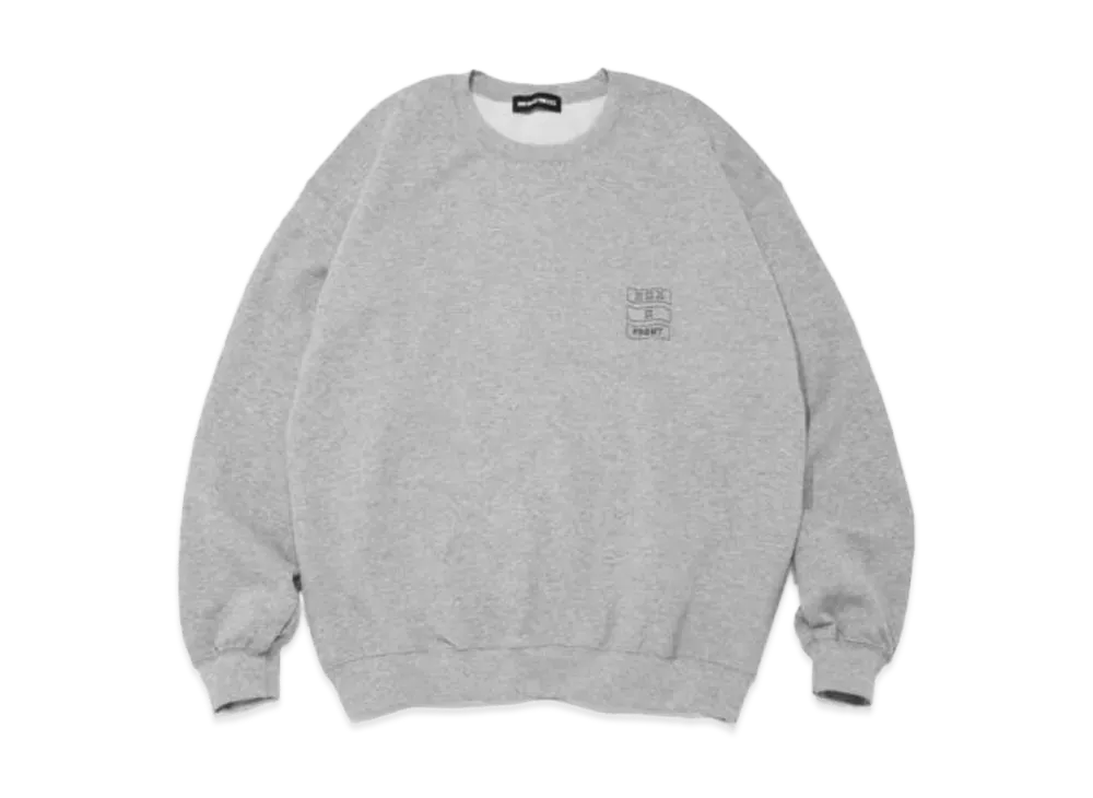 GOD SELECTION XXX x FRAGMENT Crew Neck GX-S25-12FCS-01 "Gray"