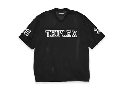 GOD SELECTION XXX Mesh Short Sleeve Shirt GX-S25-CS-06 "Black"