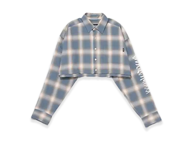 GOD SELECTION XXX Check Shirt GXL-S25-SH-01 "Saxe"