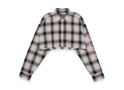 GOD SELECTION XXX Check Shirt GXL-S25-SH-01 "White"