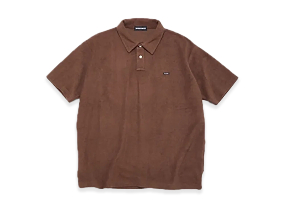 GOD SELECTION XXX Pile Polo Shirt GX-S25-CS-09 "Brown"