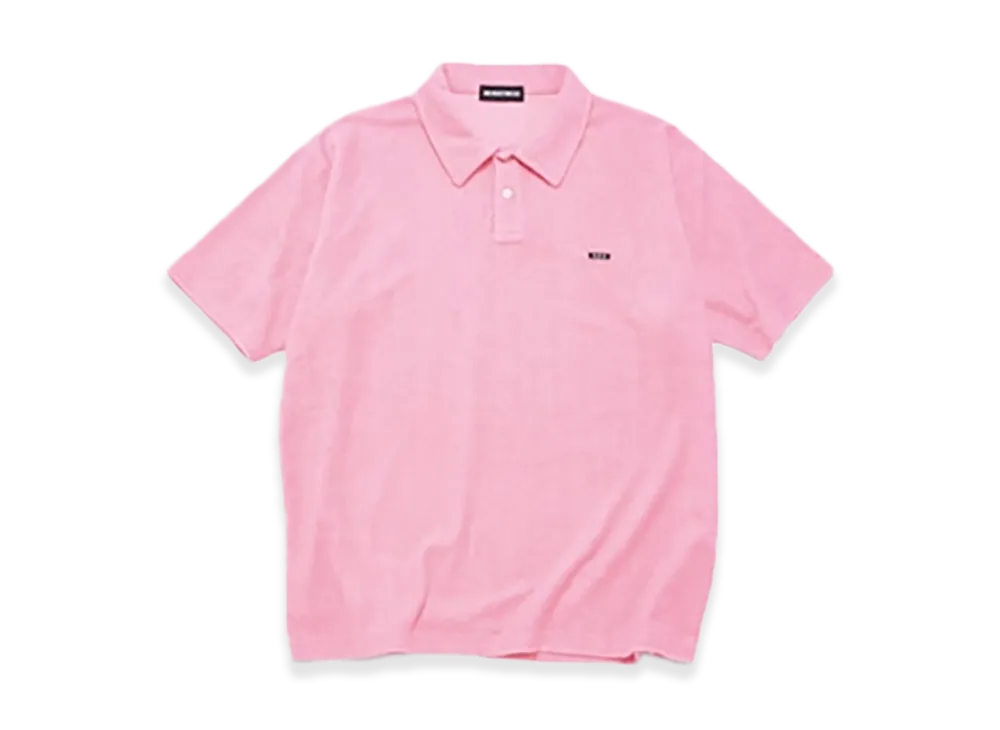 GOD SELECTION XXX Pile Polo Shirt GX-S25-CS-09 "Pink"