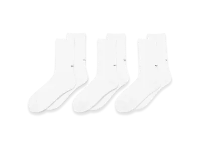 GOD SELECTION XXX Socks 3Piece 1Pack GX-S25-SO-04 "White"