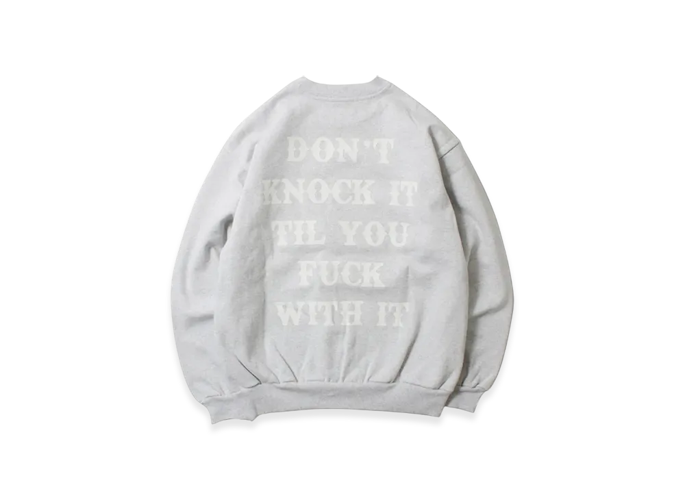 GOD SELECTION XXX x Tokyo Drive Car Club Collaboration Sweatshirt "Ash Grey"