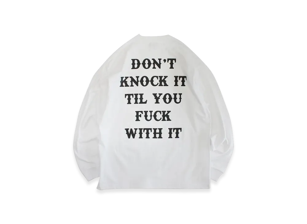 GOD SELECTION XXX x Tokyo Drive Car Club Collaboration Long Sleeve Tee "White"