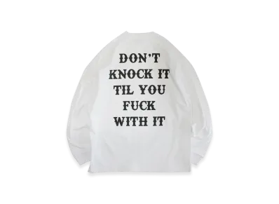 GOD SELECTION XXX x Tokyo Drive Car Club Collaboration Long Sleeve Tee "White"