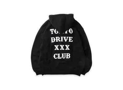 GOD SELECTION XXX x Tokyo Drive Car Club Collaboration Hoodie "Black"