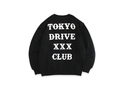 GOD SELECTION XXX x Tokyo Drive Car Club Collaboration Sweatshirt "Black"