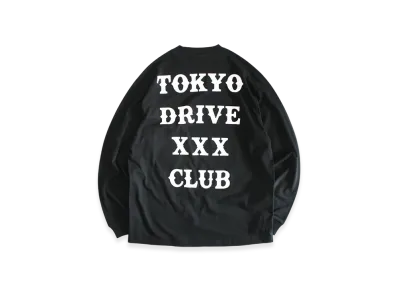 GOD SELECTION XXX x Tokyo Drive Car Club Collaboration Long Sleeve Tee "Black"
