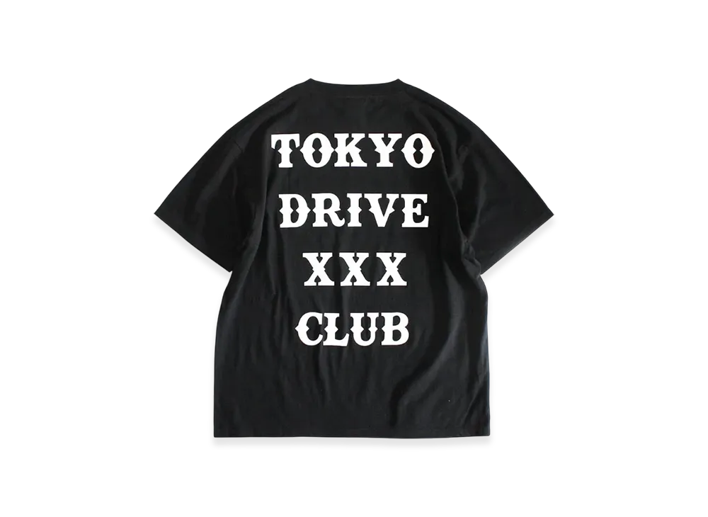 GOD SELECTION XXX x Tokyo Drive Car Club Collaboration Tee "Black"