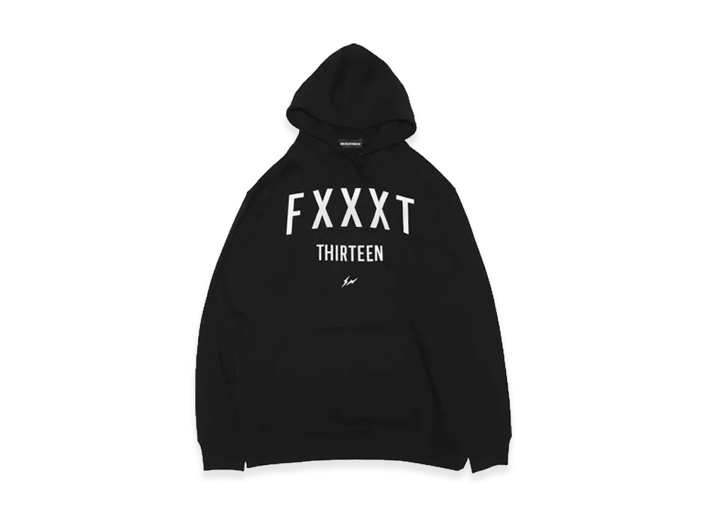 GOD SELECTION XXX x FRAGMENT 13th Anv FXXXT Hoodie GX-S26-13FCS-02 "Black"