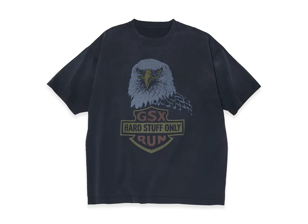 GOD SELECTION XXX Road Eagle Tee GSX-S26-ST-02 "Faded Black"