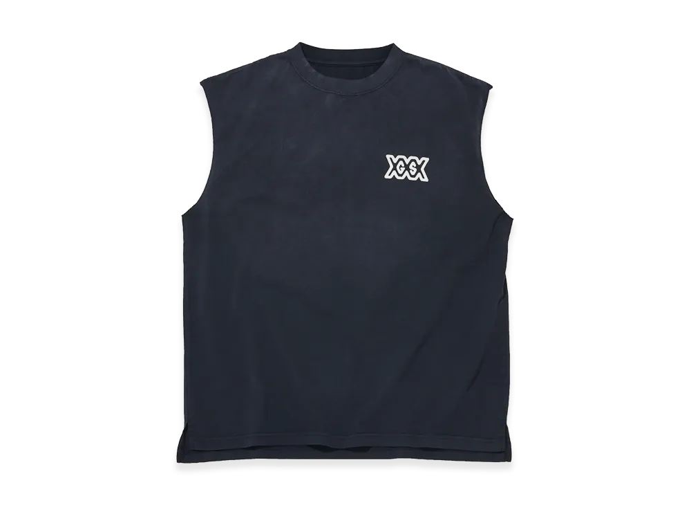 GOD SELECTION XXX Rabel Wing Sleeveless GSX-S26-SL-01 "Faded Black"