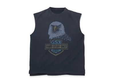 GOD SELECTION XXX Road Eagle Sleeveless GSX-S26-SL-02 "Faded Black"