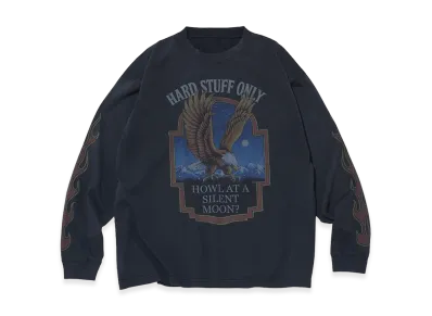 GOD SELECTION XXX Silent Moon Long Sleeve Tee GSX-S26-LT-01 "Faded Black"