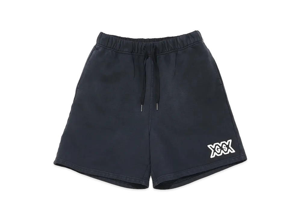 GOD SELECTION XXX GSX Logo Sweatshorts GSX-S26-CS-02 "Faded Black"