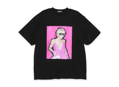 GOD SELECTION XXX Box Logo Pink Party Photo Tee GX-S26-ST-08 "Black"