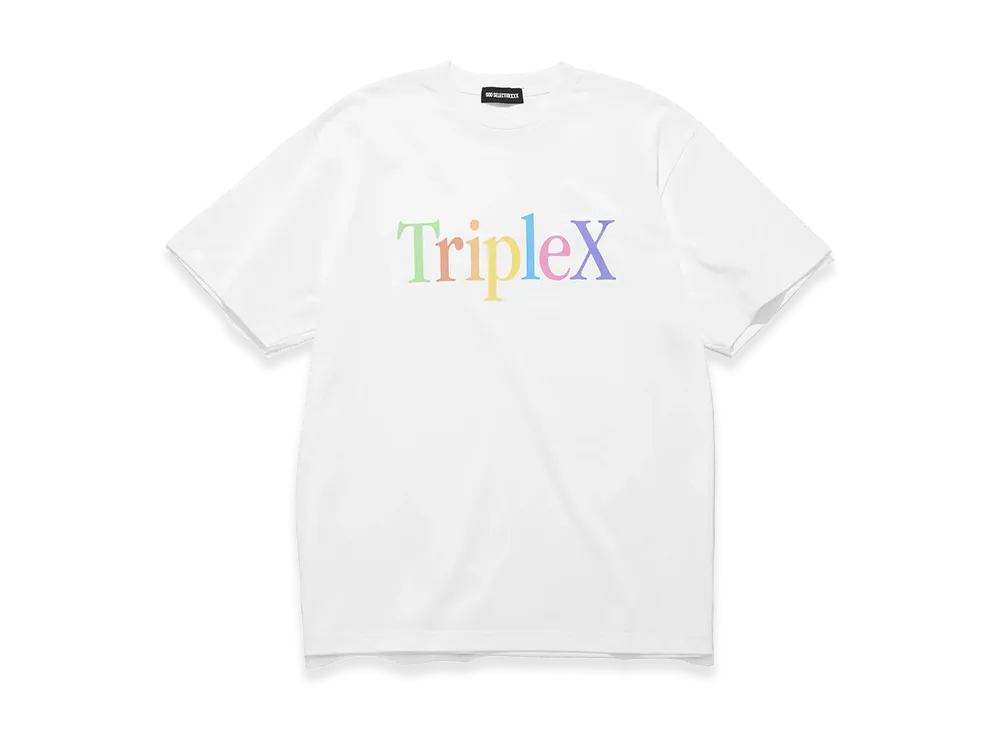 GOD SELECTION XXX TripleX Multi-Color Logo Tee GX-S26-ST-09 "White"