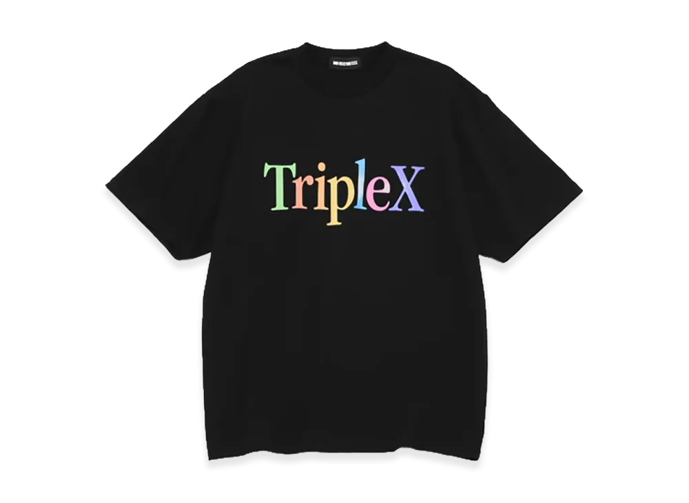 GOD SELECTION XXX TripleX Multi-Color Logo Tee GX-S26-ST-09 "Black"