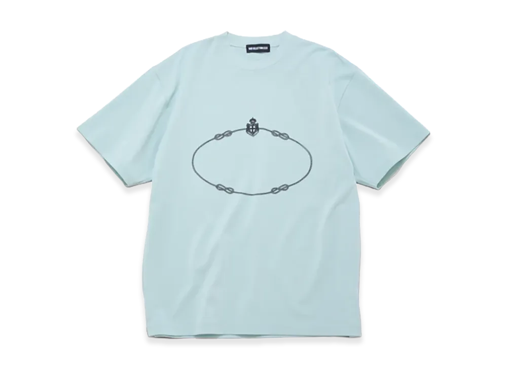 GOD SELECTION XXX Oval Rope Logo Tee GX-S26-ST-11 "Saxe"