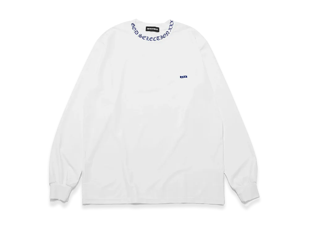GOD SELECTION XXX Mini Box Logo/Old English Logo Rash Guard GX-S26-CS-05 "White"