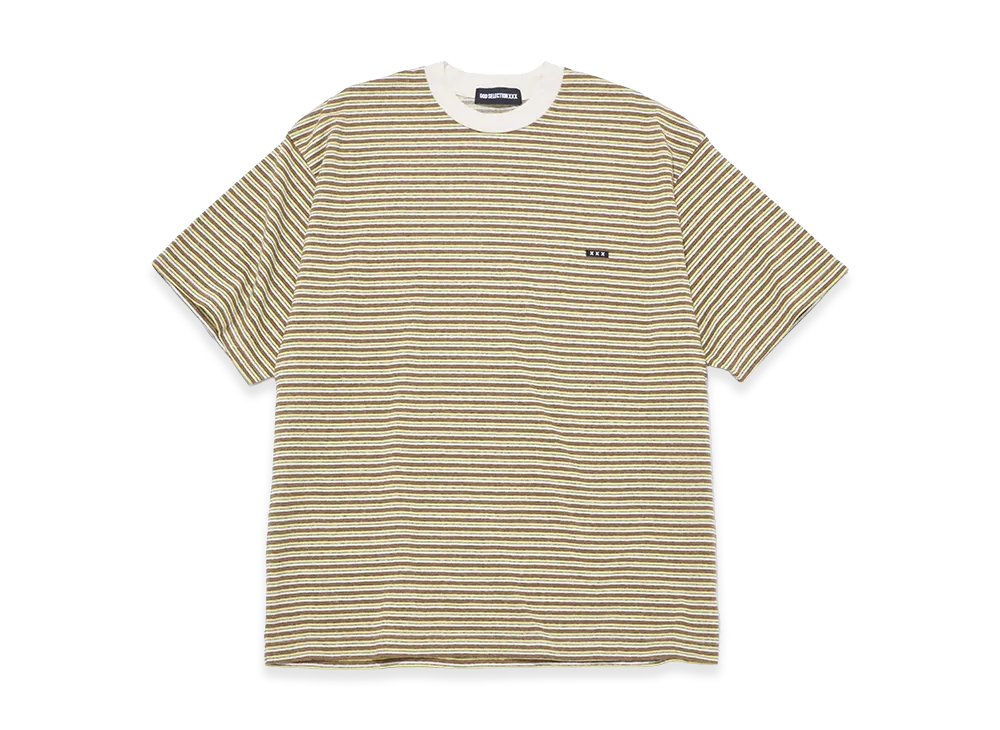 GOD SELECTION XXX Mini Box Logo Border Tee GX-S26-CS-07 "Yellow"