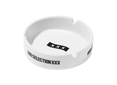 GOD SELECTION XXX Box Logo Ceramic Ashtray GX-S26-GD-03 "White"
