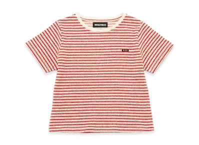 GOD SELECTION XXX Women's Mini Box Logo Multi-Border Tee GXL-S26-CS-07 "Red"
