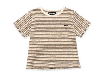 GOD SELECTION XXX Women's Mini Box Logo Multi-Border Tee GXL-S26-CS-07 "Gray"