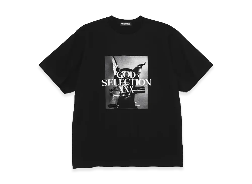 GOD SELECTION XXX Doberman & Gun Logo Photo Tee GX-S26-ST-16 "Black"