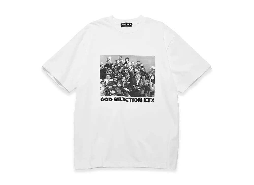 GOD SELECTION XXX Paparazzi Logo Photo Tee GX-S26-ST-17 "White"
