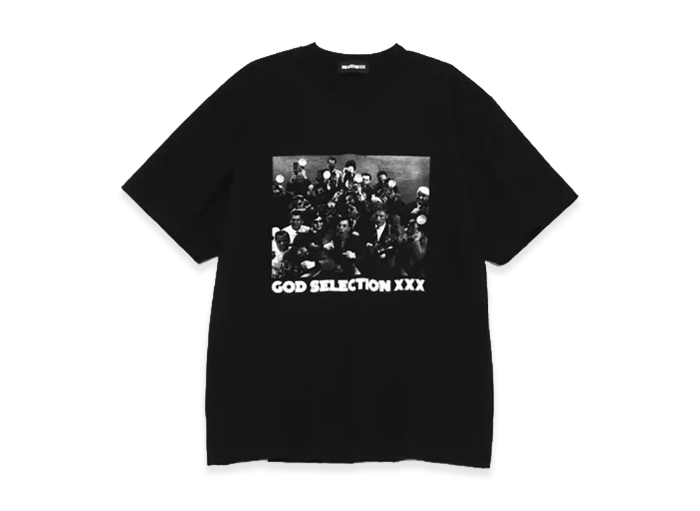 GOD SELECTION XXX Paparazzi Logo Photo Tee GX-S26-ST-17 "Black"