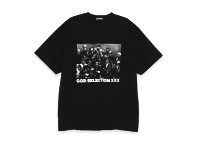 GOD SELECTION XXX Paparazzi Logo Photo Tee GX-S26-ST-17 "Black"