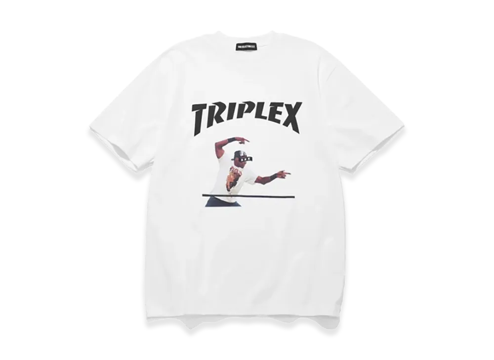 GOD SELECTION XXX Triplex Arch Logo Player Photo Tee GX-S26-ST-18 "White"