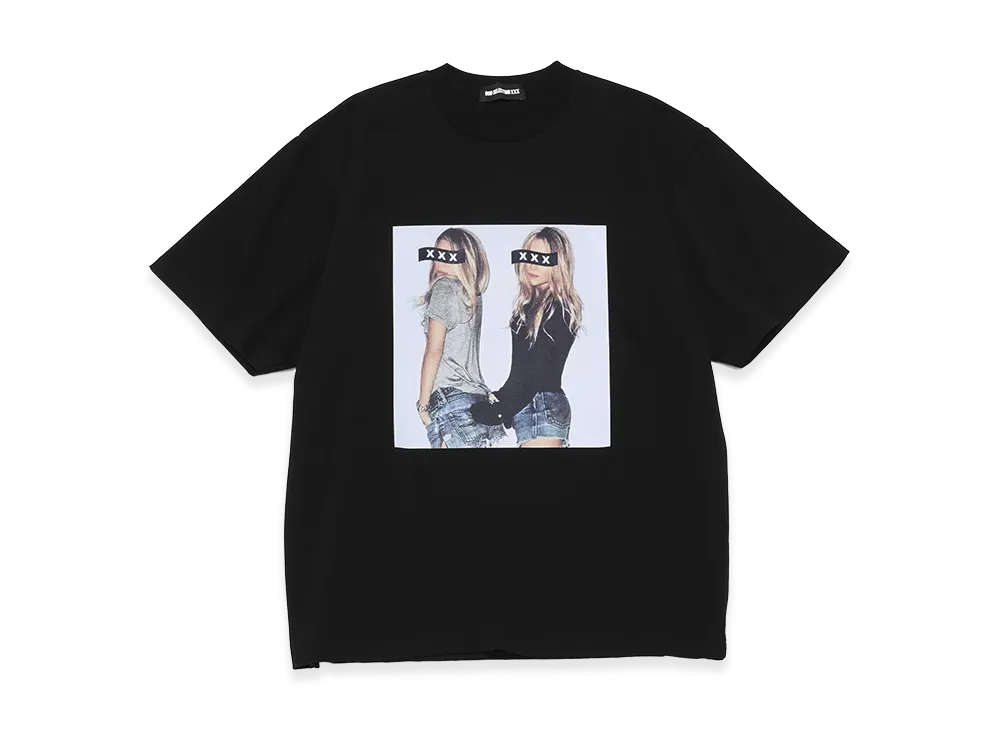 GOD SELECTION XXX Box Logo Twin Photo Tee GX-S26-ST-19 "Black"
