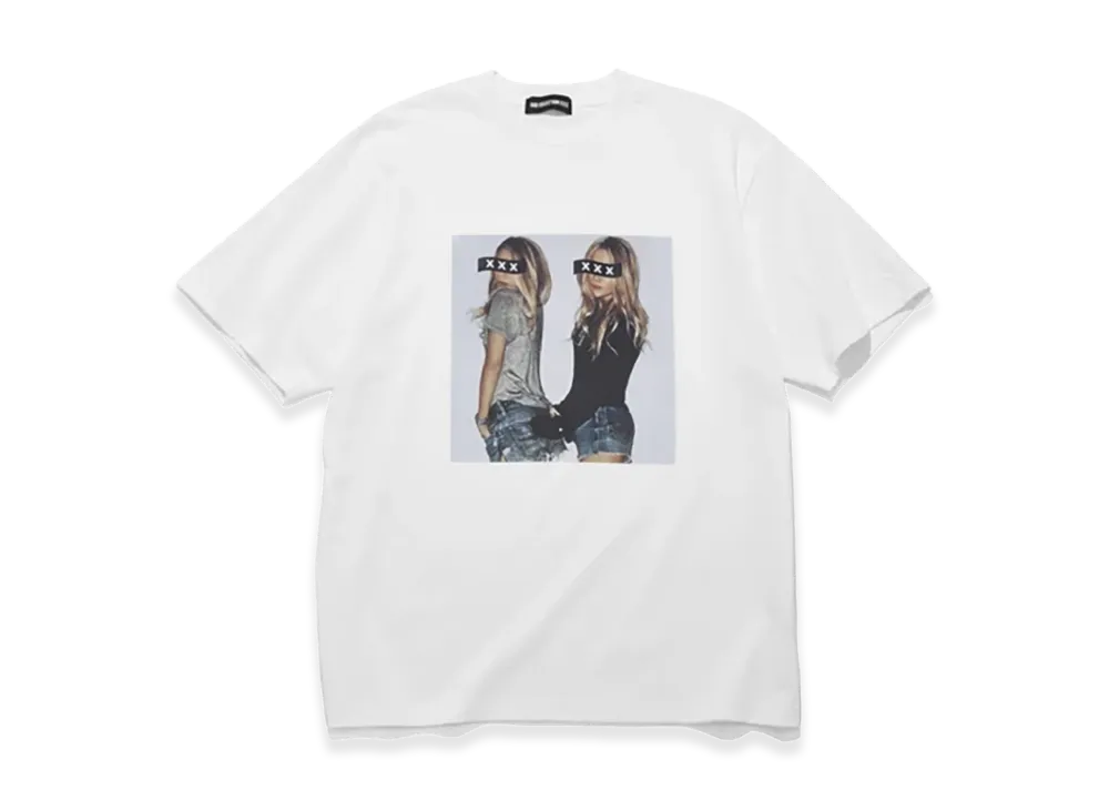 GOD SELECTION XXX Box Logo Twin Photo Tee GX-S26-ST-19 "White"
