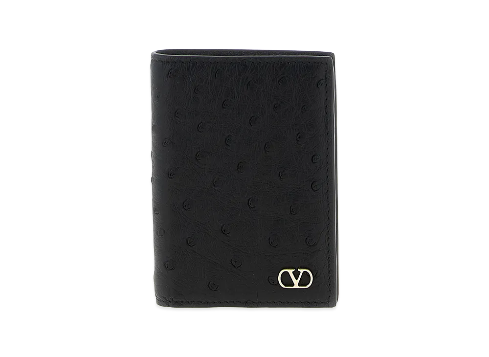Valentino Garavani Vlogo Signature Cardholder "Black"