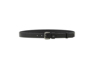 Valentino Garavani Vlogo Signature Belt "Black"