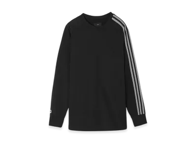 Y-3 3S LS Crewneck Tee "Black/Offwhite"