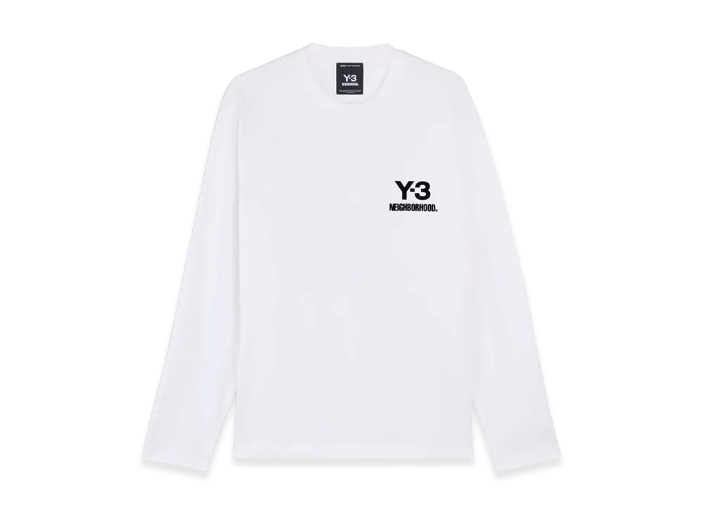 Y-3 x NEIGHBORHOOD Logo LS Tee "White"