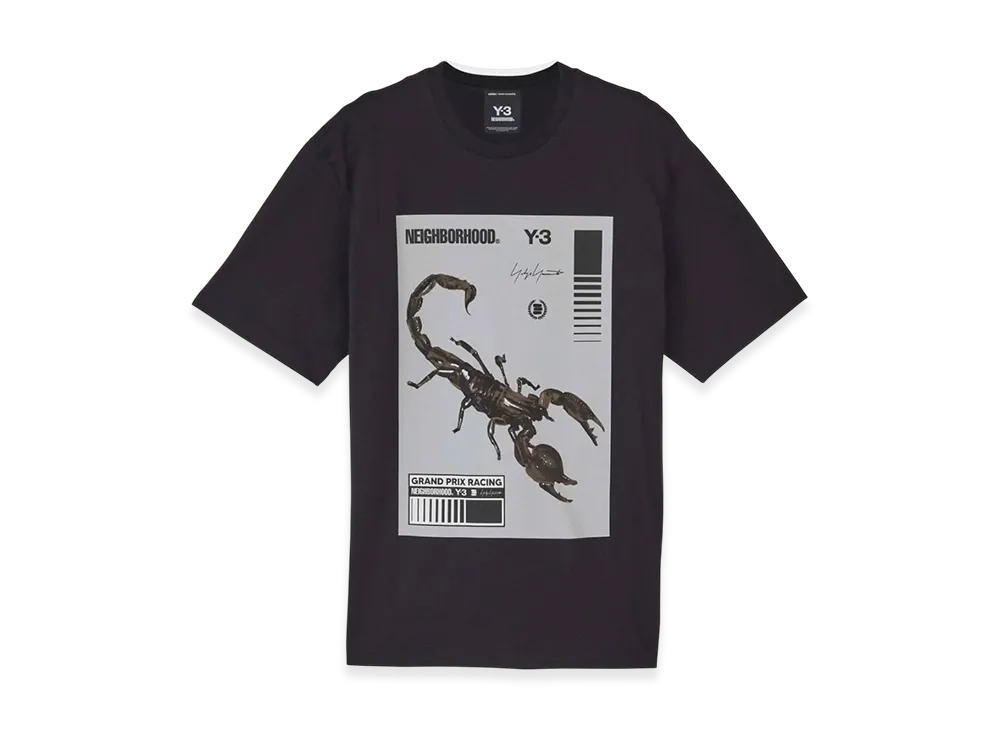 Y-3 x NEIGHBORHOOD Graphic Tee "Black/Granite"