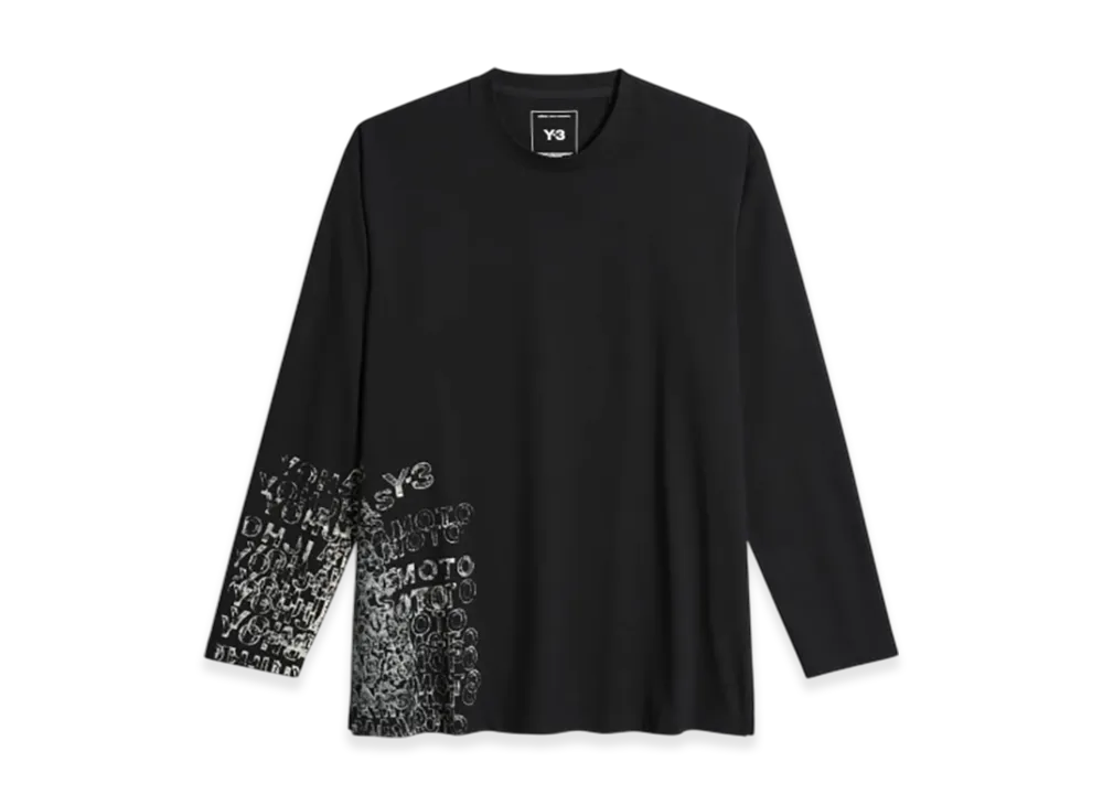 Y-3 GFX Long Sleeve Tee "Black"