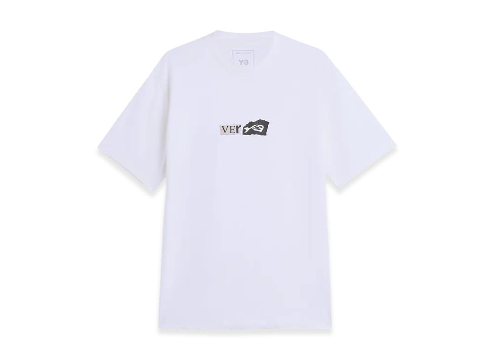Y-3 GFX Short Sleeve Tee "Chalk White"