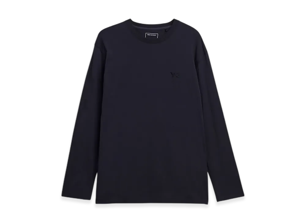 Y-3 Logo Long Sleeve Tee "Black"