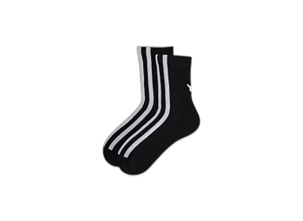 Y-3 Stripes Socks "Black"