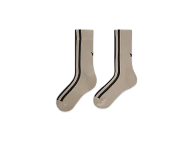 Y-3 Stripes Socks "Light Brown"