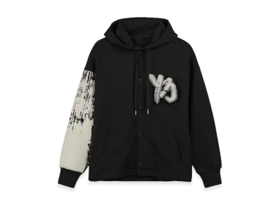 Y-3 Graphic Logo French Terry Hoodie "Black"