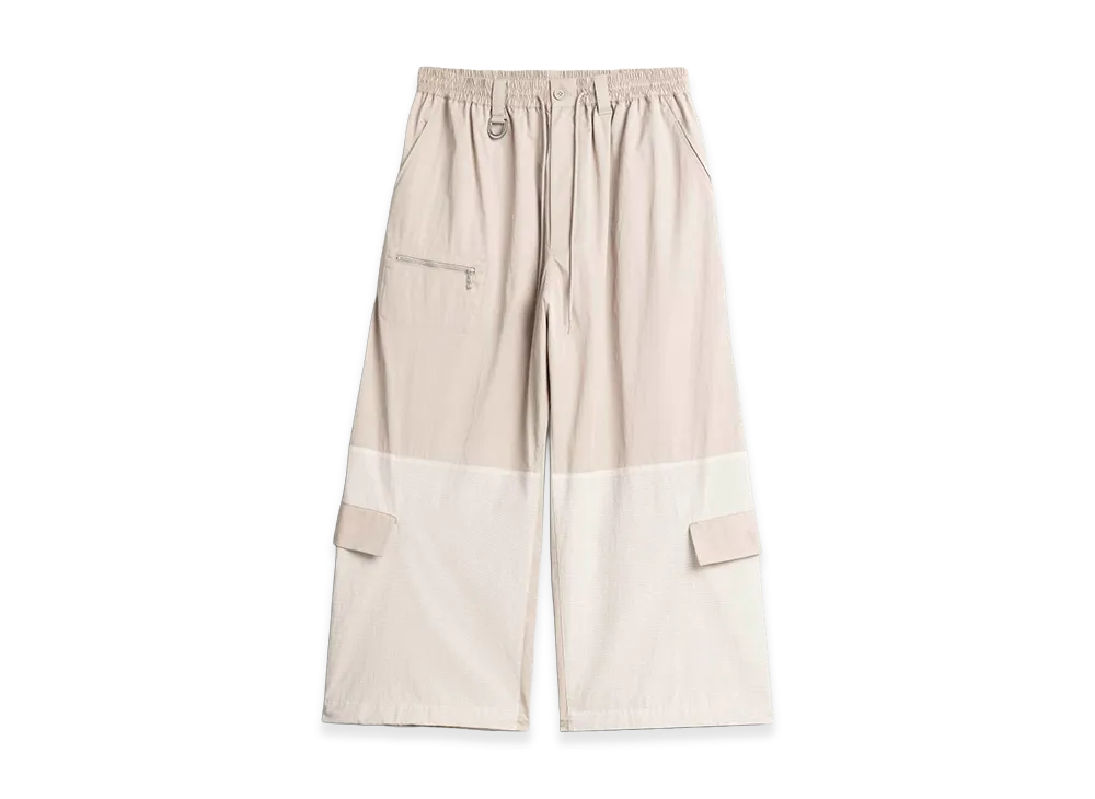 Y-3 Cropped Straight Leg Pants "Light Brown"