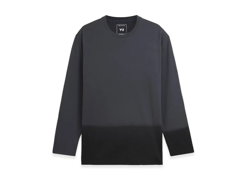 Y-3 Dipped Long Sleeve Tee "Grey"